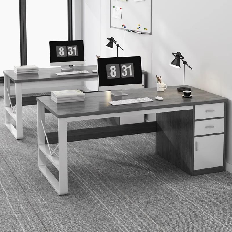 职员办公桌简易办公室桌椅组合简约现代员工位桌子家用台式电脑桌