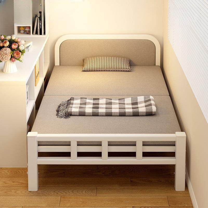 单人床家用折叠床出租房小床卧室加床一米二简易床成人1米5双人床,特色手工艺,其他特色工艺品,淘宝优惠券,粉丝福利购,淘宝优惠卷