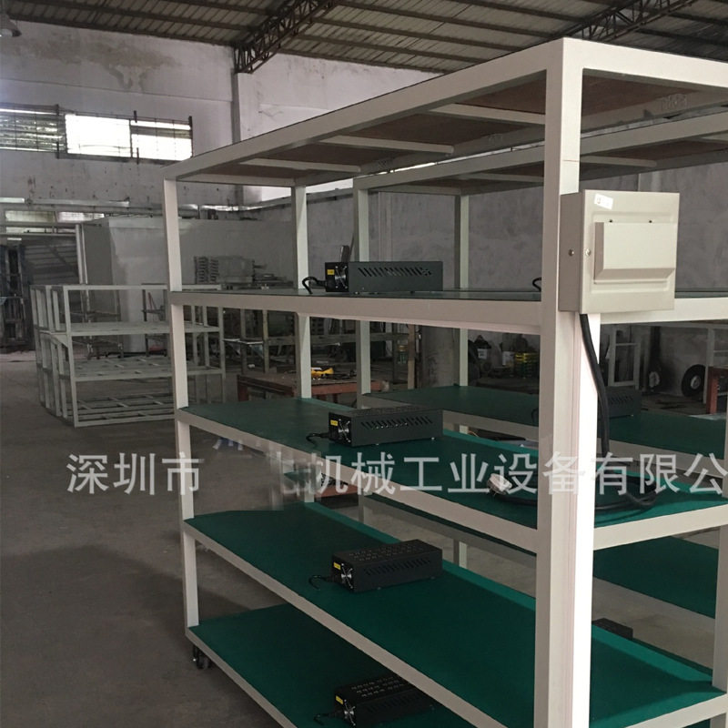 厂家供应USB插口老化架充电器老化架充电周转车防静电货架带轮子