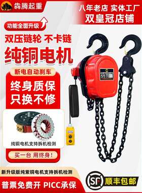 环链电动葫芦380v1吨2吨3吨5吨10吨群吊电动葫芦220v倒链提升机