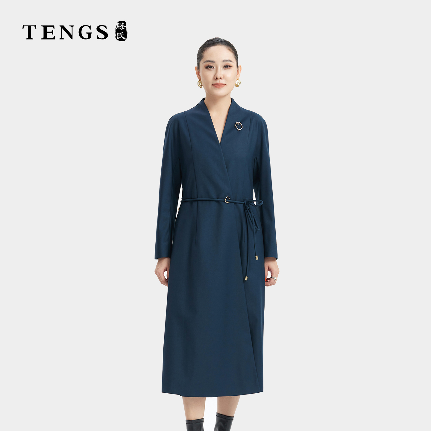 休闲舒适职场通勤百搭长风衣