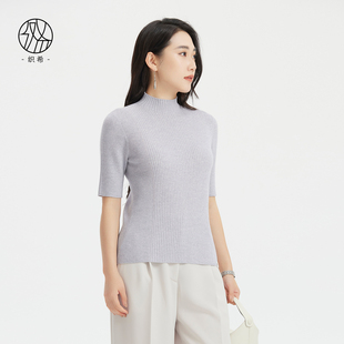 织希TESSITI/滕氏企业女装秋冬新款休闲舒适职场百搭绵羊毛针织衫