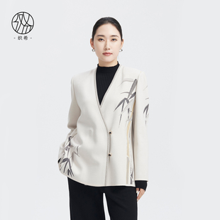 TENGS滕氏/织希TESSITI秋季新款职场通勤轻奢舒适针织外套