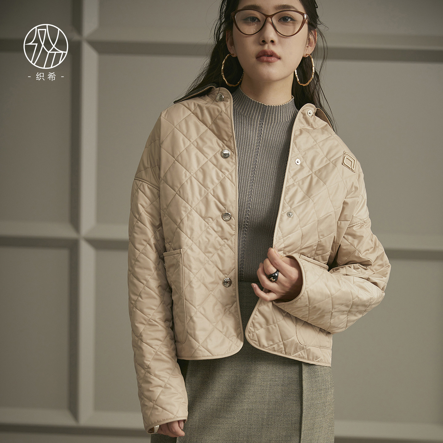 轻薄休闲百搭短款保暖棉服