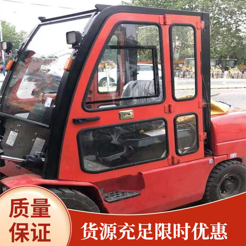 3吨叉车驾驶室前档门锁玻璃后档