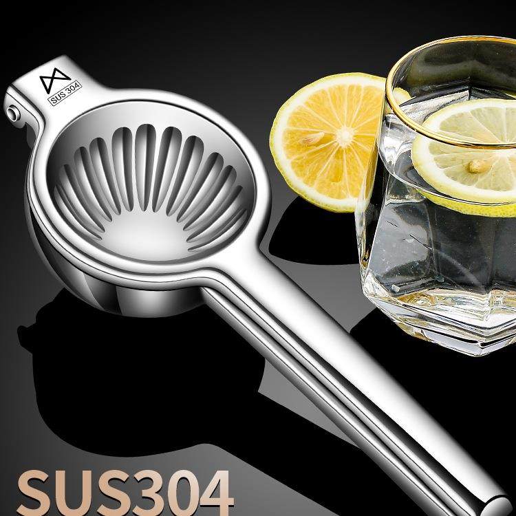 柠檬榨汁器304不锈钢手动压汁器挤汁器柠檬夹水果橙子榨汁机