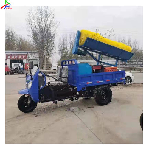工地彩钢板围挡清洗机市政道路两侧护栏冲洗机城市步行街洗刷机