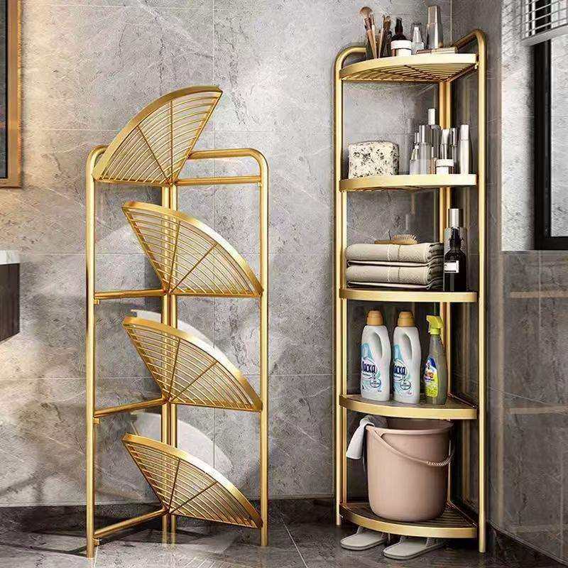 免安装多层置物架卫生间落地厕所收纳神器洗手间浴室间三角脸盆架