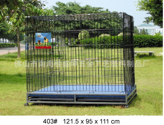 桂盛坤折叠方管巨型犬狗笼底盘
