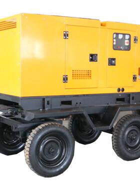 东明DONMIN300kw移动拖车低噪音柴油发电机组GF2-300Y(T)-1