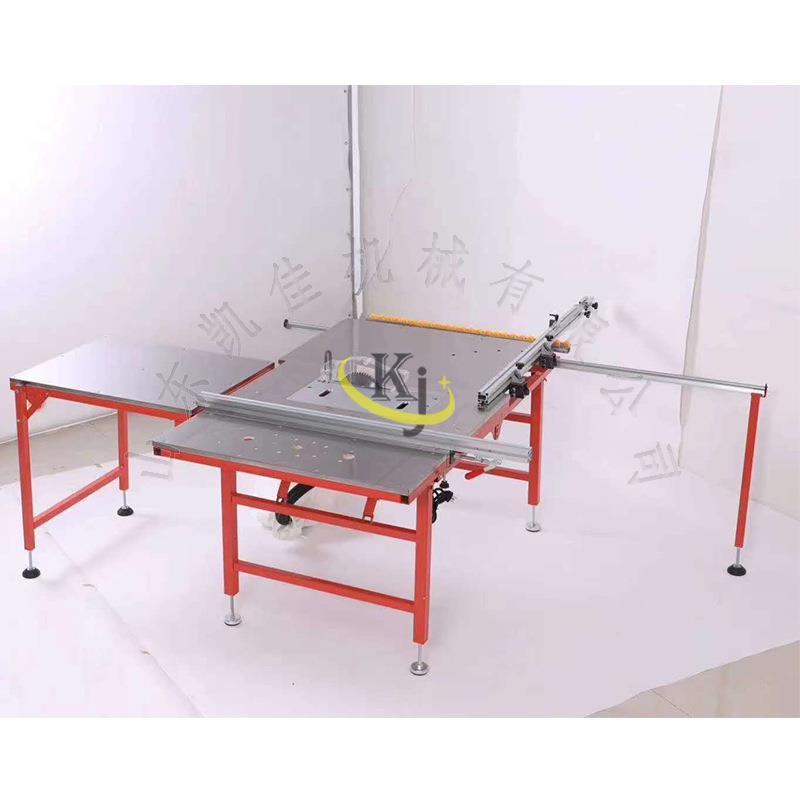 装修施工用台式锯床便携多用途裁板子母锯小型子母双锯片推台锯