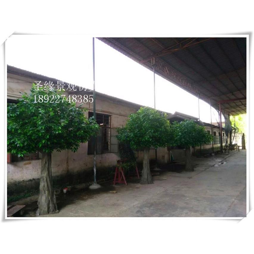 购物中心装饰仿真古榕树大型玻璃钢树人造榕树室内绿植景观树