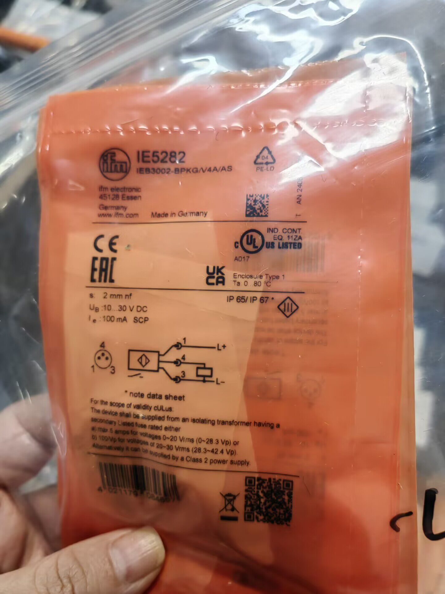IFM易福门接近开关IE5282