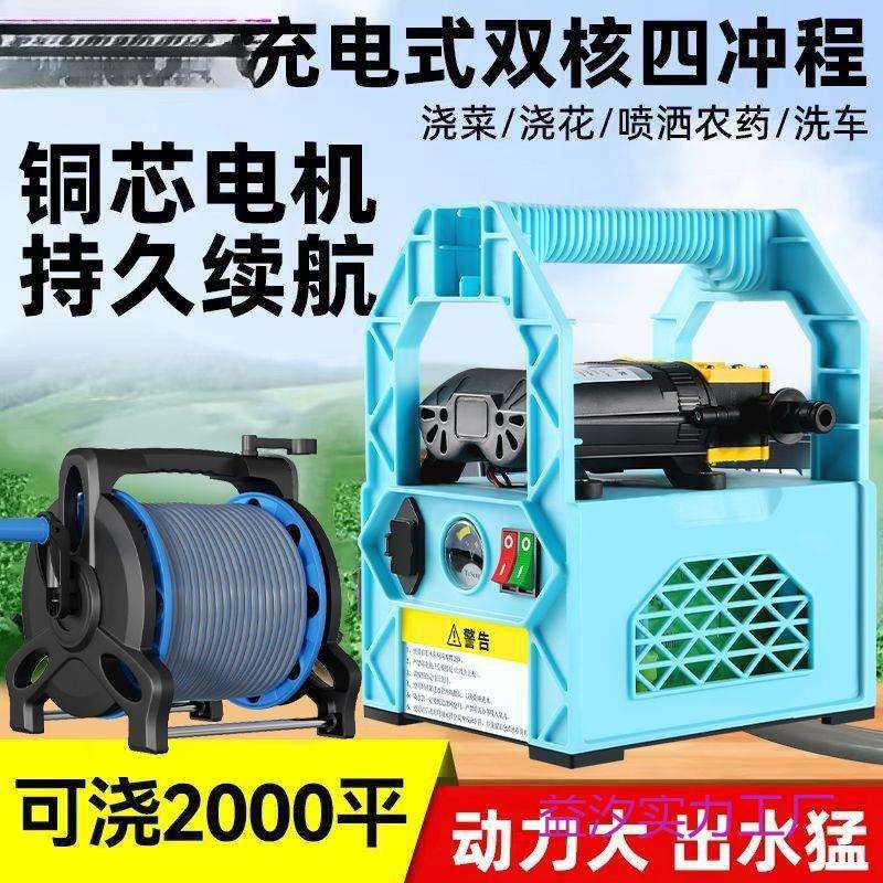 锂电小型菜地充电式抽水泵浇菜神器浇水浇地农用家用灌溉抽水机