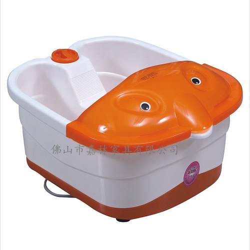 电动加热恒温家用洗脚盆足疗手动式震动脚底按摩器足浴盆泡脚桶