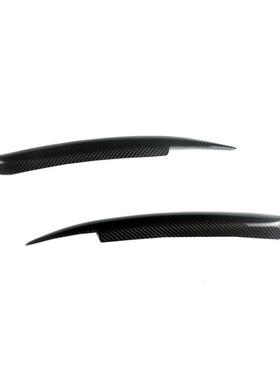 适用于BMW宝马1系E81E82E87E88改装碳纤维灯眉大灯饰条眼眉贴