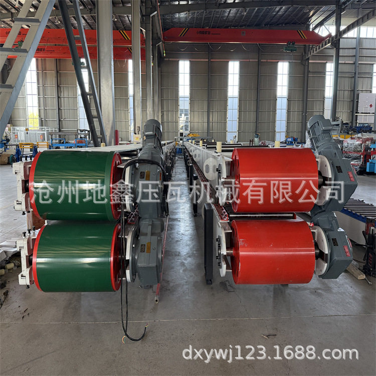 条石纹金属雕花板机器冷弯成型设备砖块压花机
