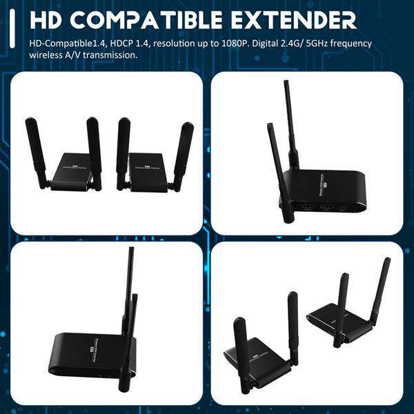 hdmi无线延长器150米穿墙图传4K超清视频信号传输设备无线HDMI