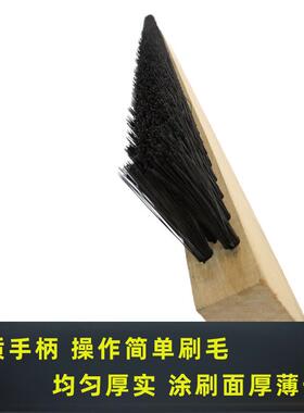 70公分长木板3排毛硬毛黑色防水大刷子外墙涂料自刷 尼龙工地施工