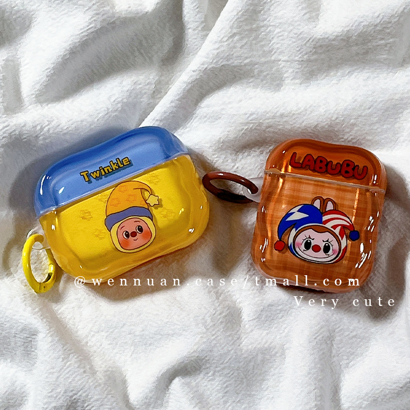 可爱卡通适用苹果耳机套