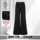 JOSEPH 女 秋冬高腰显瘦宽松微喇牛仔裤 ABBOUD爱堡德 加绒保暖