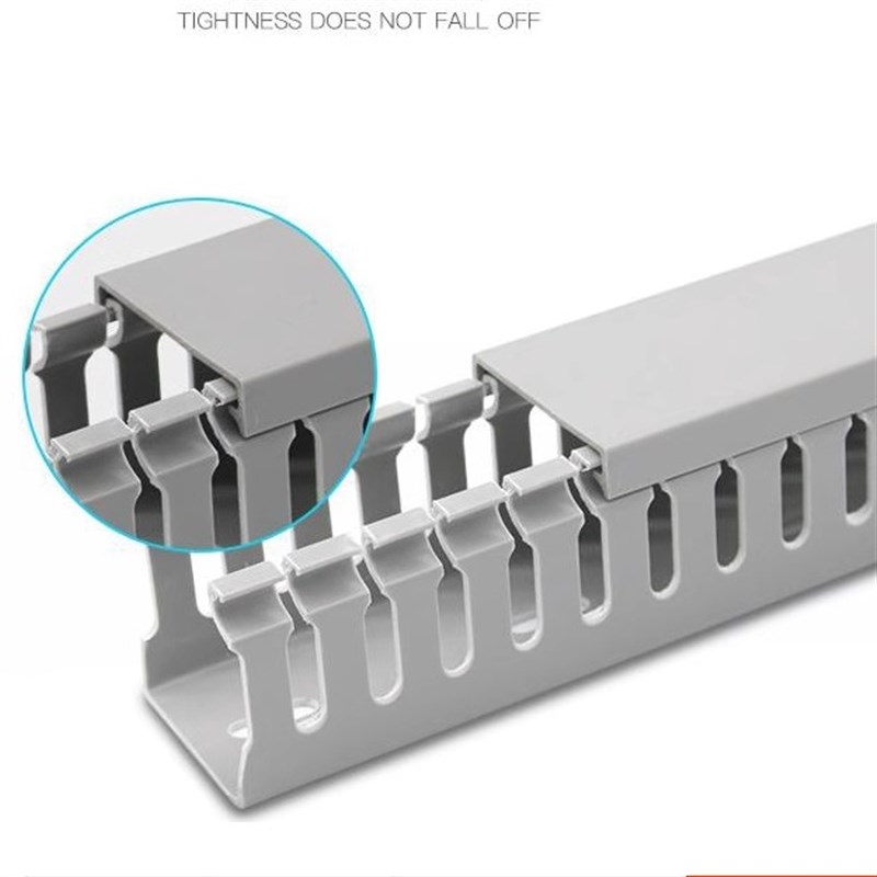 ZIK02线槽2米一根PVC方形线槽ZIK02-H35-W35 ZIK02-H60-W40怡合达