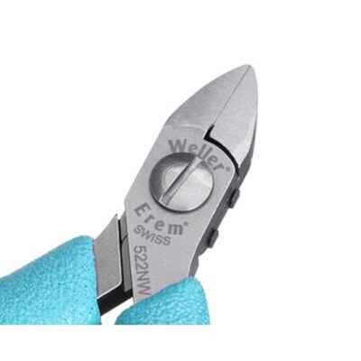 EREM 522NW留屑钳 带安全夹防引脚飞溅 1.6mm齐平剪切斜口钳