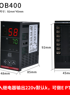 温控仪数显智能温控器XRKC开关温度控制器TOB-C100C400C700900k型
