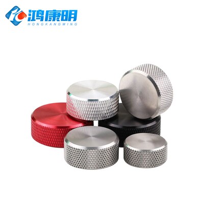 铝合金扁头手拧螺母CD纹光盘面装饰滚花螺丝帽矮身盲孔螺帽M3-M8