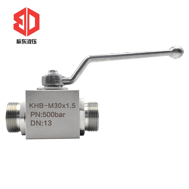 不锈钢304液压高压球阀KHB-M16x1.5内外螺纹 (BKH)KHB-M36x2 60
