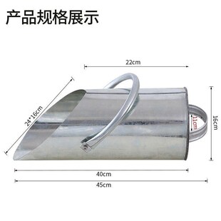 超厚工地灰斗浇混凝土工具圆筒建筑二次结构浇筑神器构造柱灌灰桶