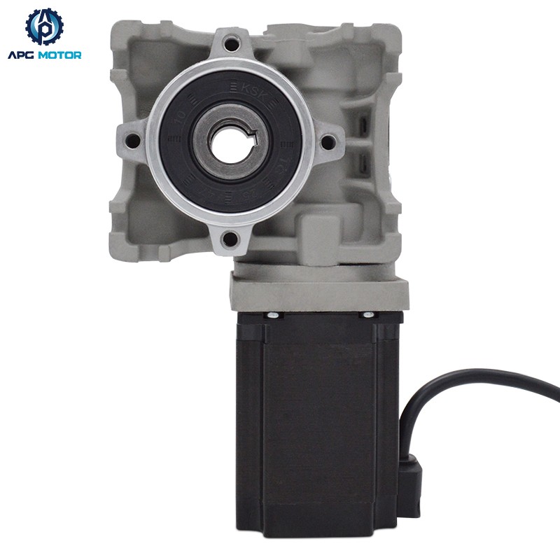 57BYG步进电机配RV030涡轮蜗杆减速机 57HS13 2NM可自锁