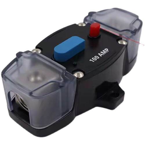 12v24v48vDC汽车房车游艇音响自恢复断路器大电流保险丝座开关