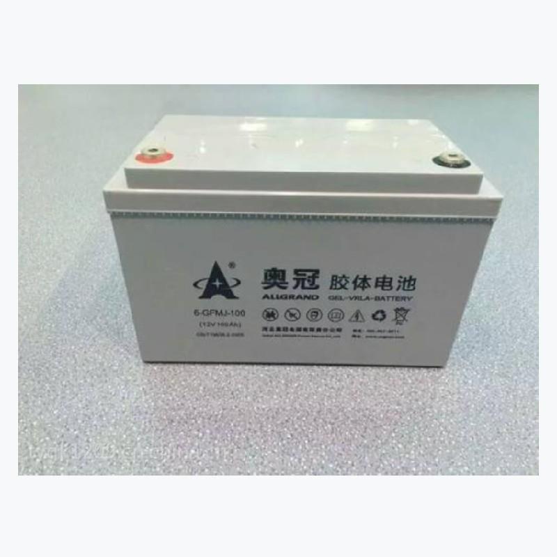 蓄电池12V100AH胶体免维护 6GFMJ-100 太阳能 直流屏储能电源