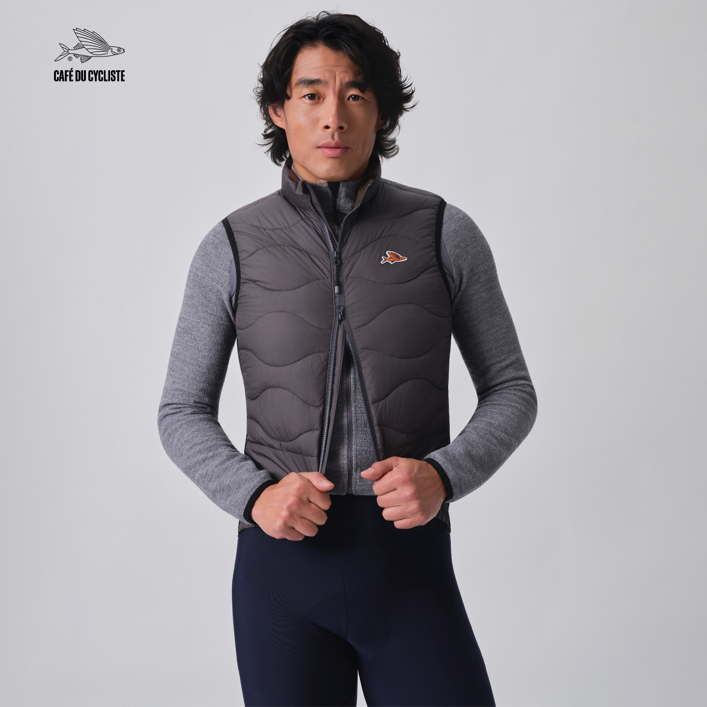 CDC男女同款骑行马甲保暖小飞鱼