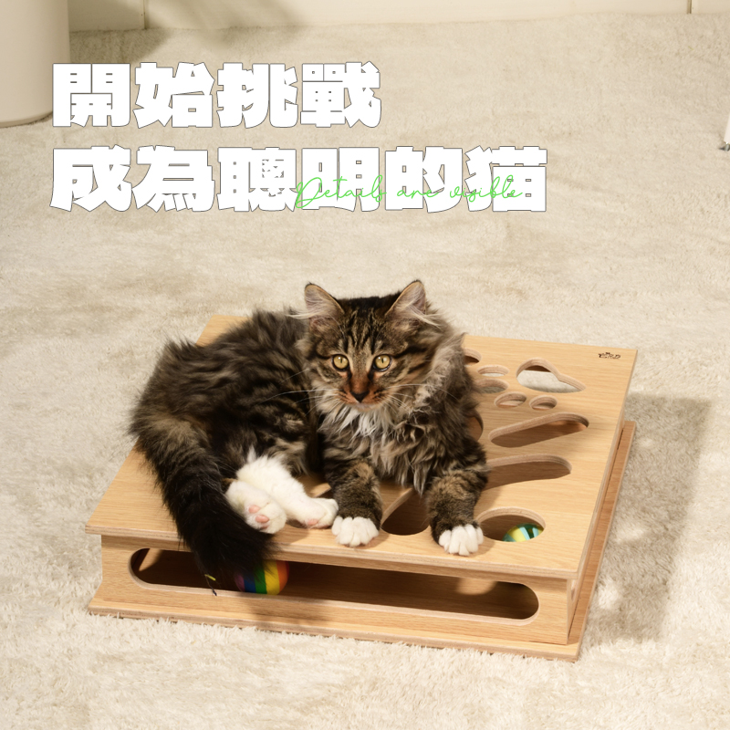 它立方迷宫盒子猫薄荷球玩具