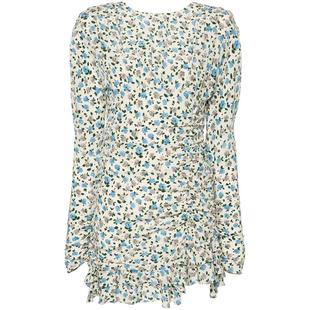 FLORAL ALESSANDRA SHORT RICH DRESS