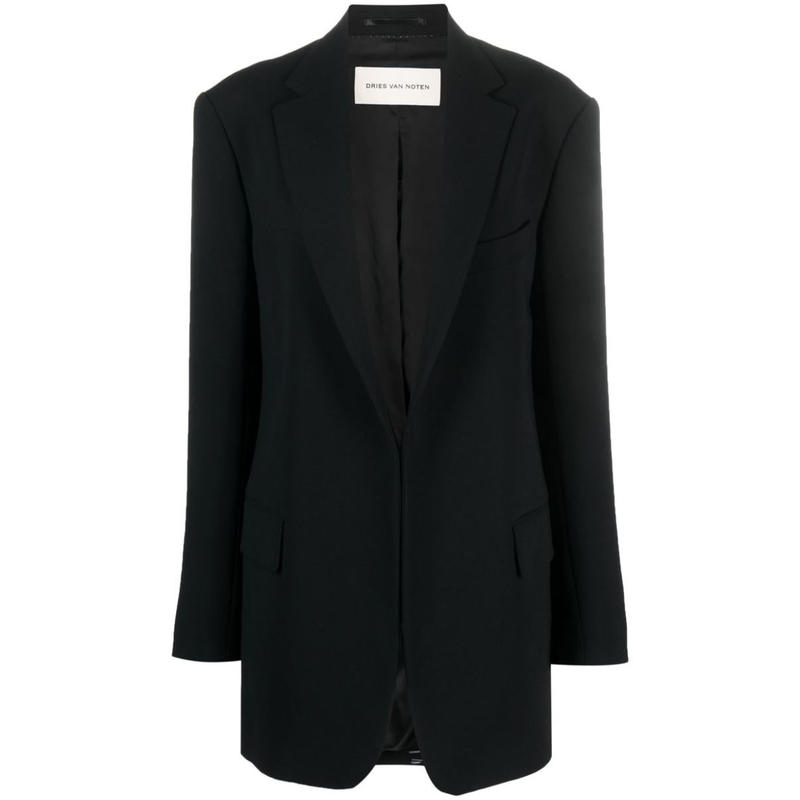 DRIES VAN NOTEN 00980-BLUR 7216 W.W.JACKET CLOTHING