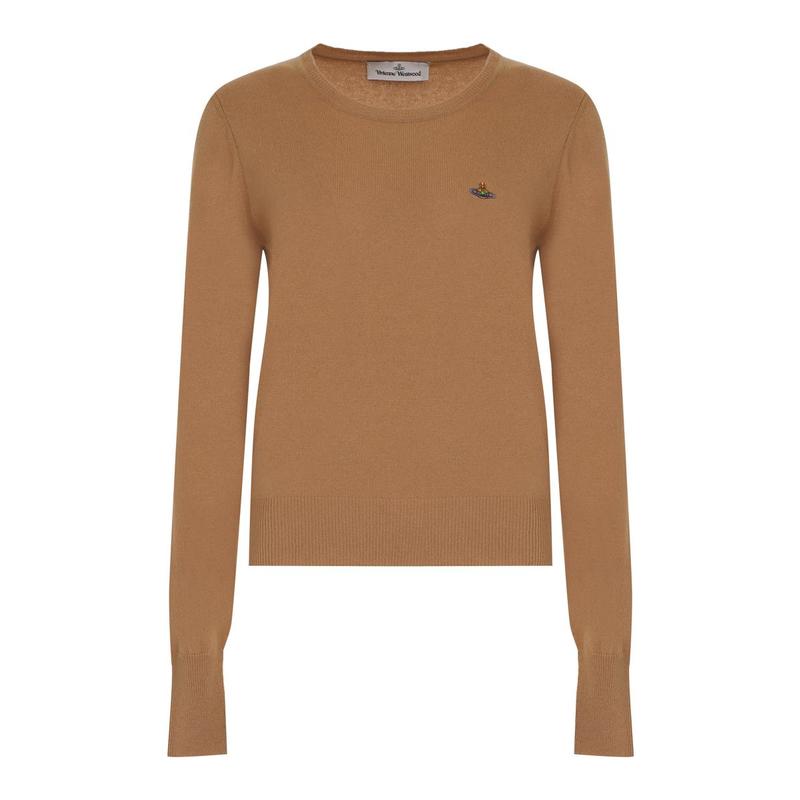 VIVIENNE WESTWOOD BEA MERINO WOOL CREW-NECK SWEATER