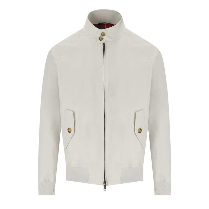 BARACUTA G9 CLICKER NATURAL BOMBER JACKET