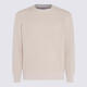 COTTON JUMPER BRUNELLO BEIGE CUCINELLI LIGHT