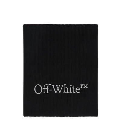 OFF-WHITE VIRGIN WOOL SCARF