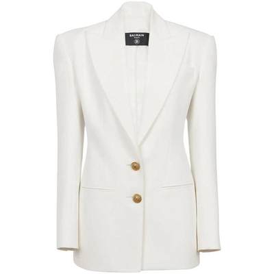 BALMAIN SINGLE-BREASTED JACKET CLOTHING