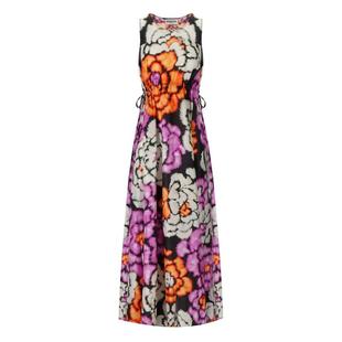 BLACK ESSENTIEL FLOWERS LONG ANTWERP DRESS