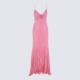 SILK BLUMARINE DRESS MAXI PINK