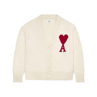 Ami wool Coeur cardigan