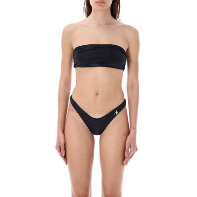 THE ATTICO BANDEAU BIKINI LYCRA WET