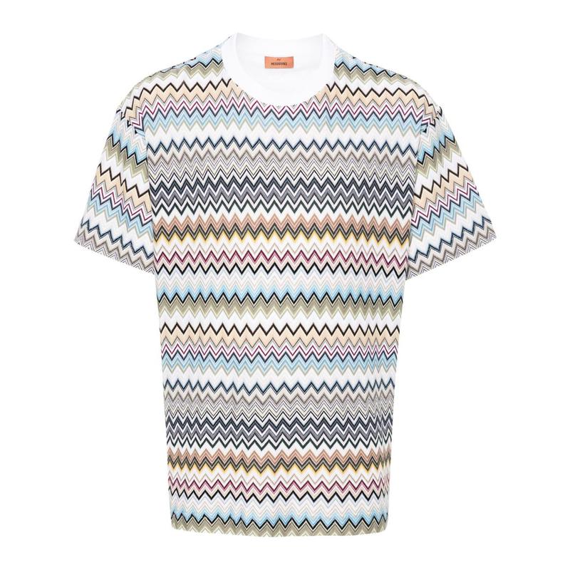 MISSONI ZIGZAG COTTON T-SHIRT