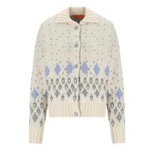 GOYA OFF RYLEE STINE WHITE CARDIGAN