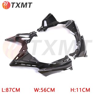 适用阿普利亚 Aprilia RSV4D摩托车改装碳纤维前整流罩 仪表侧板